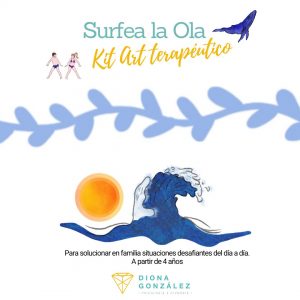 Kit Art terapéutico «Surfea la Ola» (a partir de 4 años)